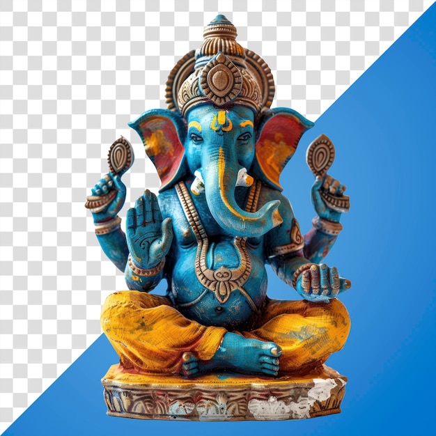 PNG Ganesh deus indiano arte estatueta Ganesha
