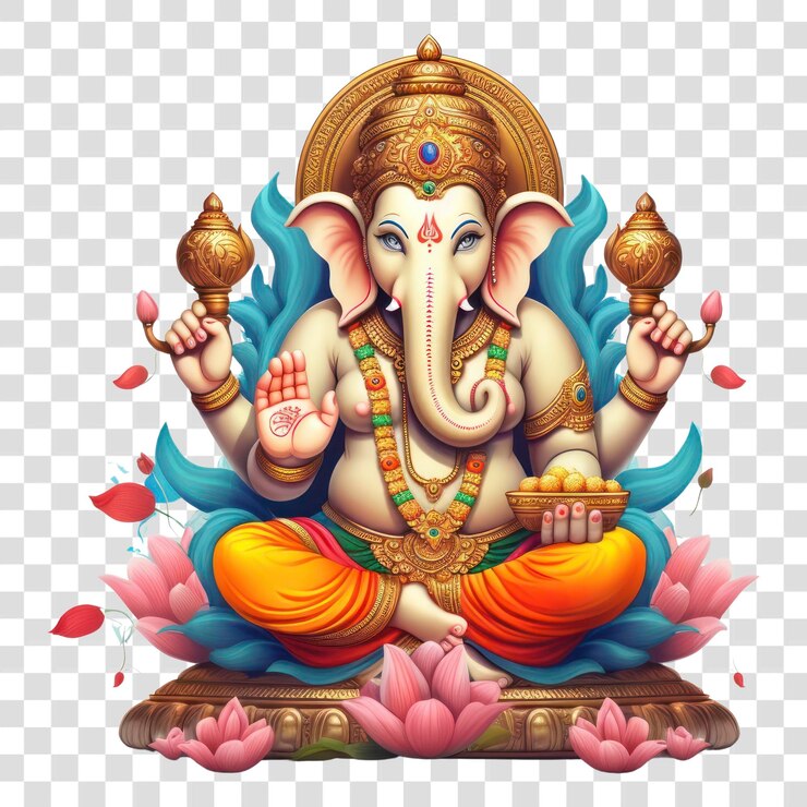 PSD png ganesh representación espiritualidad creatividad