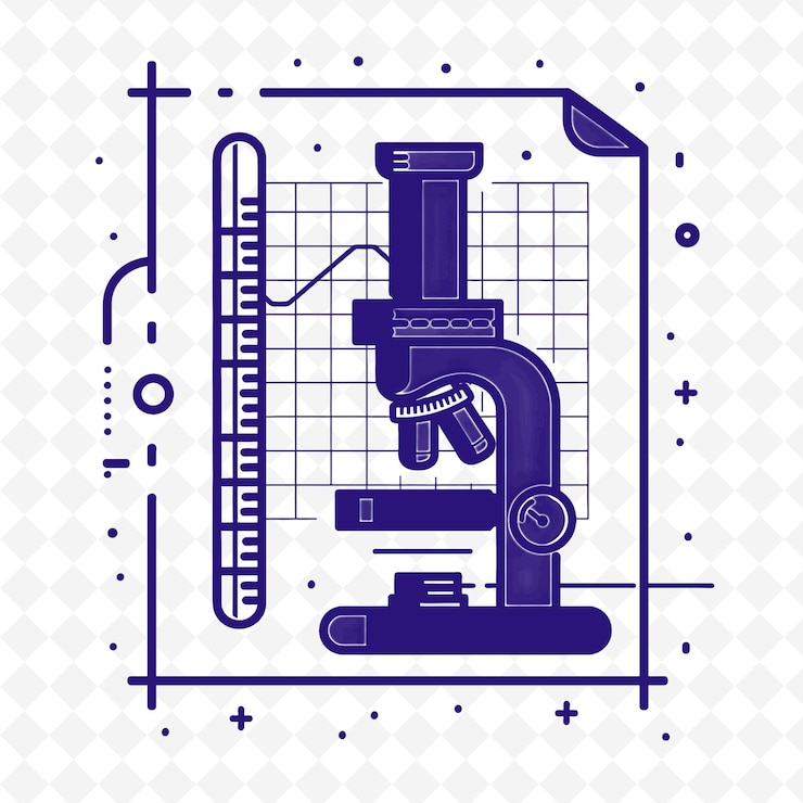 PSD png graph paper con un disegno preciso con un foglio di graph outline art design creativo