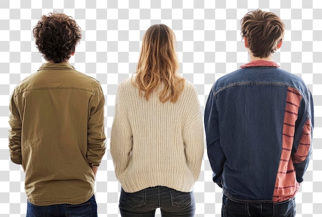 PNG Gruppo casuale di persone persona sfondo abbigliamento