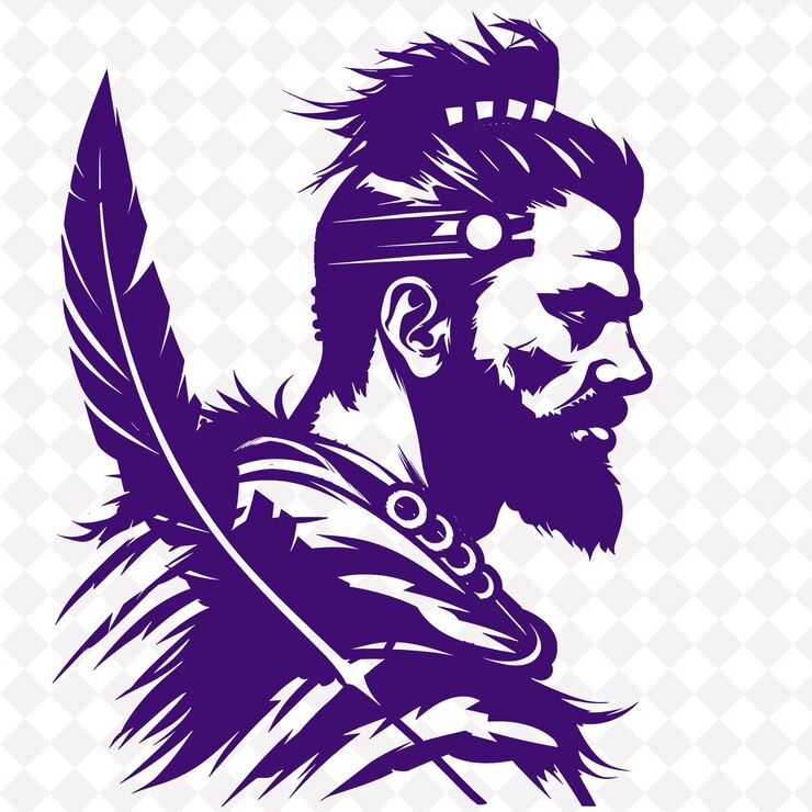 PSD png guerreiro ibérico com uma caetra uma expressão focada em uma forma de personagem de guerreiro medieval defe
