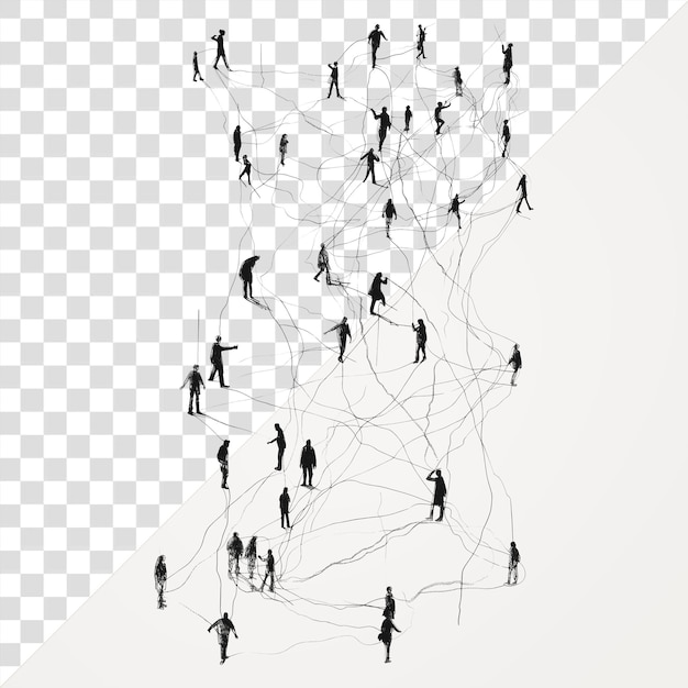 PNG Handgezeichnet von Menschen, die Sakteboard spielen, Zeichnung von Person minimalistisch