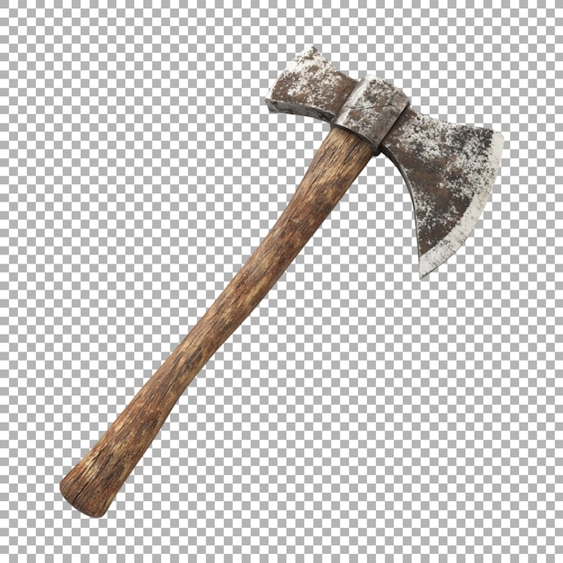 PNG Hatchet en el fondo transparente generado por Ai