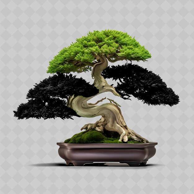 Png hinoki cipreste bonsai árvore de cedro escama de vaso como folhas fragr transparente decoração de árvores diversas