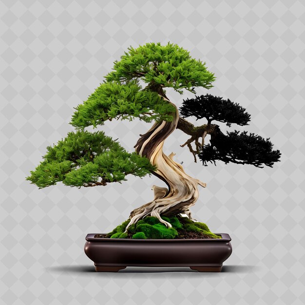 Png hinoki cipreste bonsai árvore de cedro escama de vaso como folhas fragr transparente decoração de árvores diversas