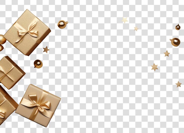 PSD png hintergründe dekoration weihnachtsgeschenk