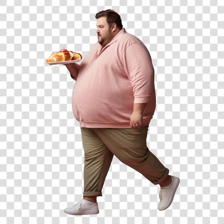PSD png un homme grossiers mangeant berger personne adulte humain