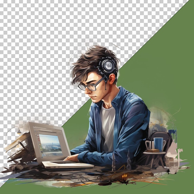 PSD png-illustration zum tag der arbeit