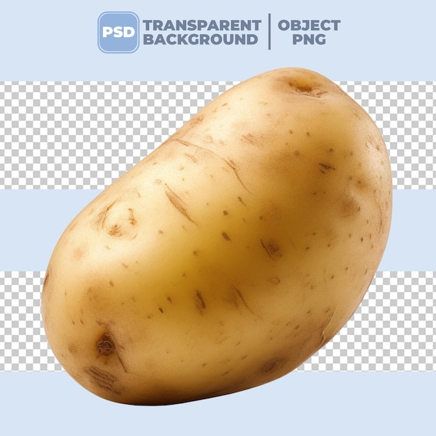 PNG-Kartoffel-transparenter Hintergrund-PSD.