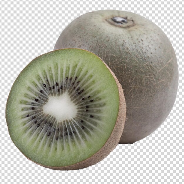 Png de kiwi fresco aislado sobre un fondo transparente