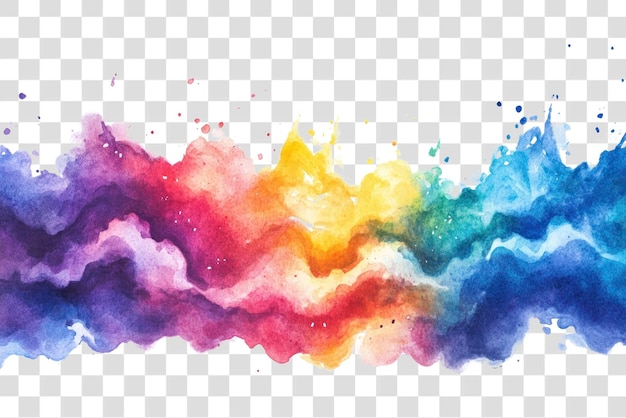 PNG lebendige Aquarell-Abstrakte Kunst