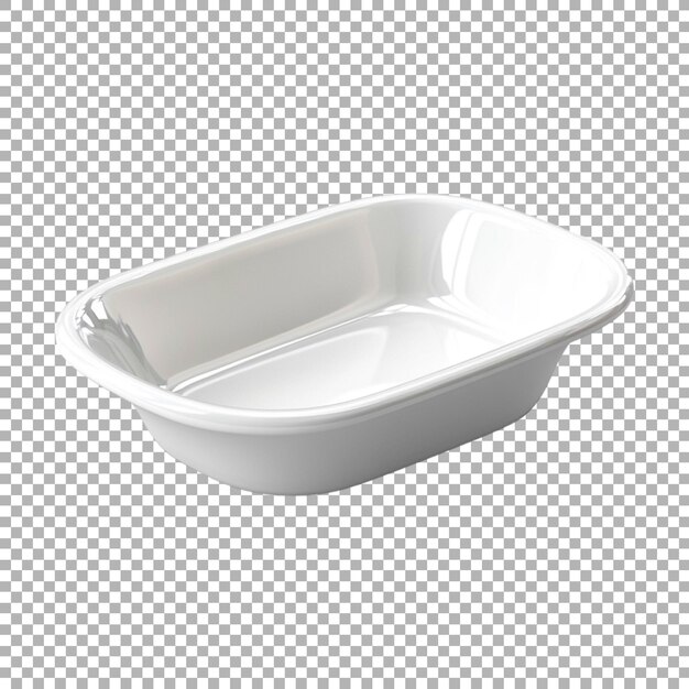 PNG Leerer Plastikbehälter für Lebensmittel auf durchsichtigem Hintergrund Ai generiert