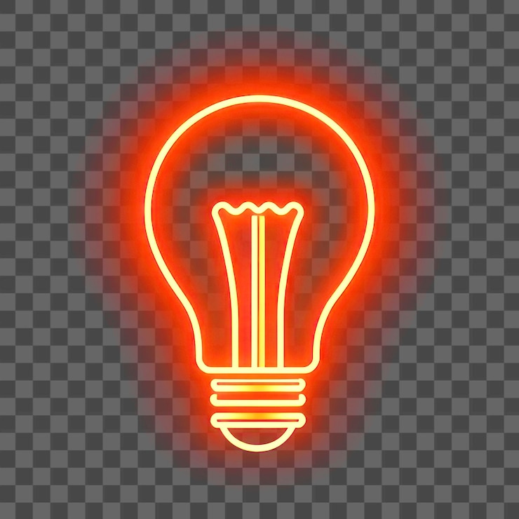 PSD png luz de fondo de forma eléctrica