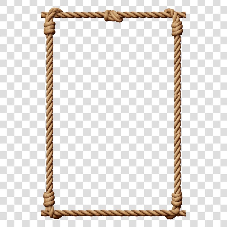 PSD png un marco de cuerda fondos de fondo blanco pizarra