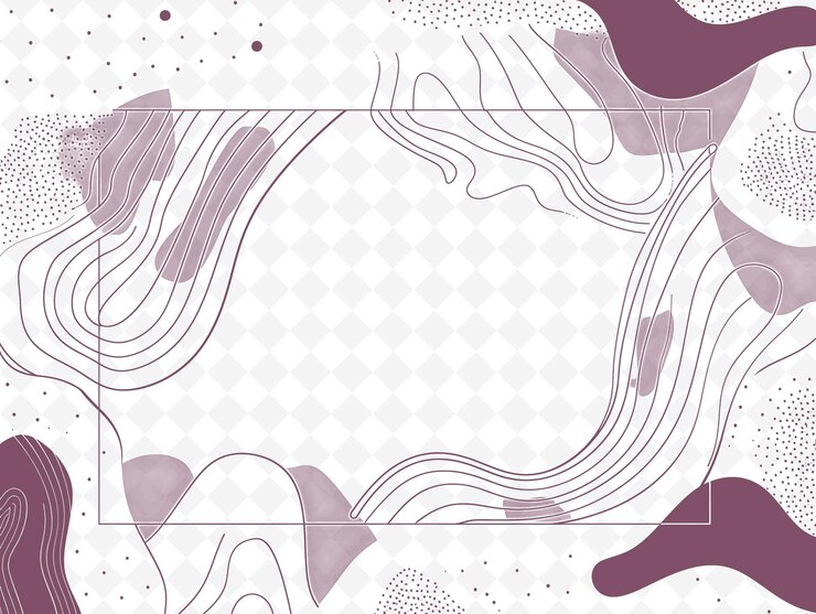 PSD png minimalist frame art con forme geometriche astratte border f illustration frame art decorative