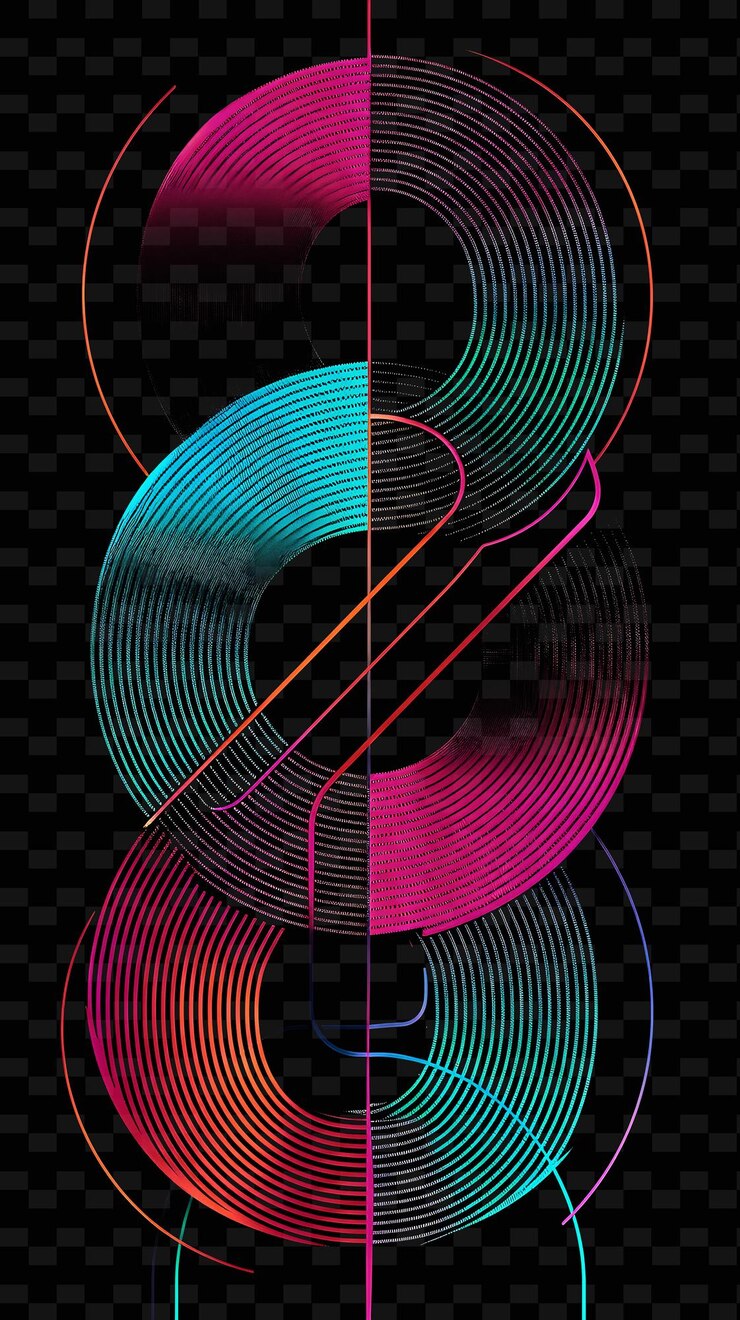 PSD png-minimalist-klebeband mit einfachen linien und formen reinigt eine kreative neon-y2k-form dekorativ