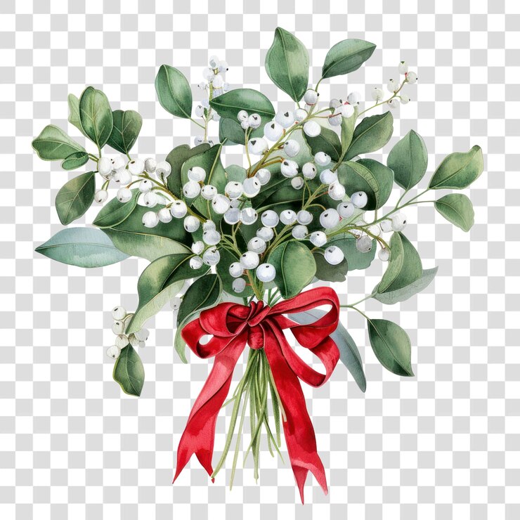 PSD png-mistletoe-bouquet-kunst-illustrationsband