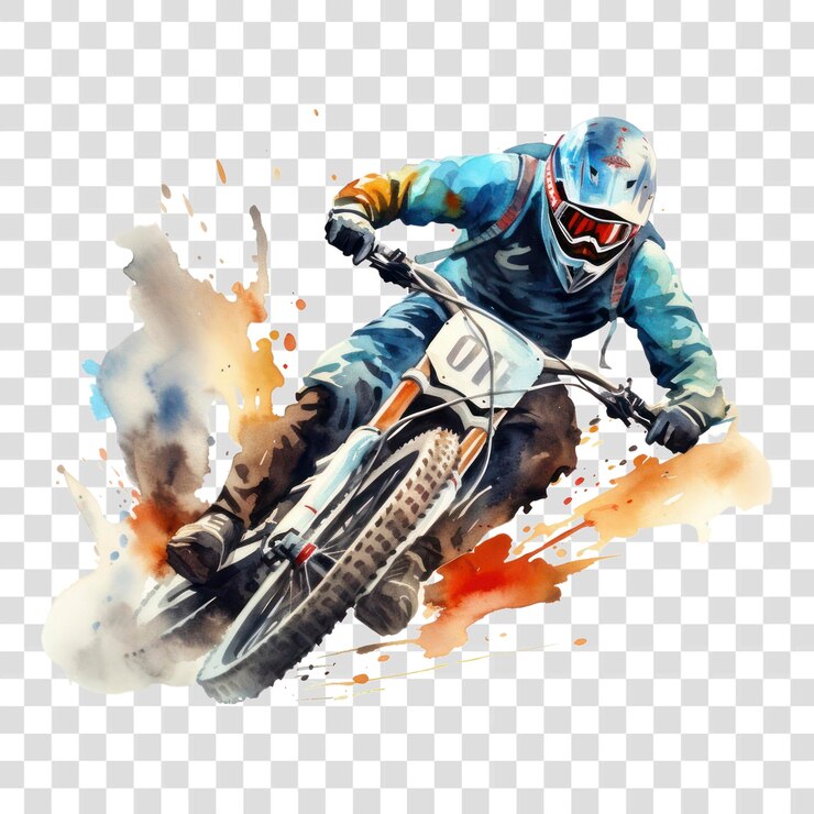 PSD png motocicleta casco de vehículo de motocross generado por la ia imagen por rawpixel