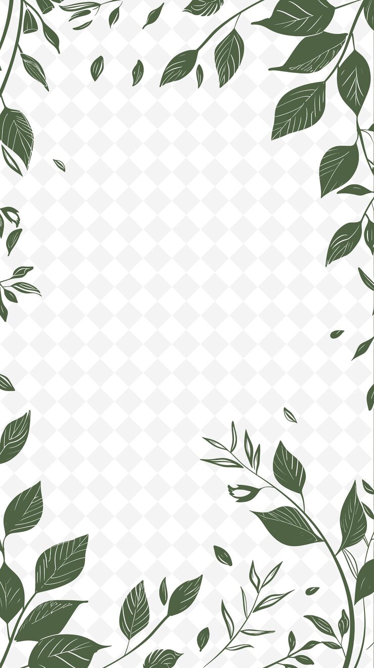 PSD png natura ispirata frame art con decorazioni floreali e fogliarie b illustrazione frame art decorativo