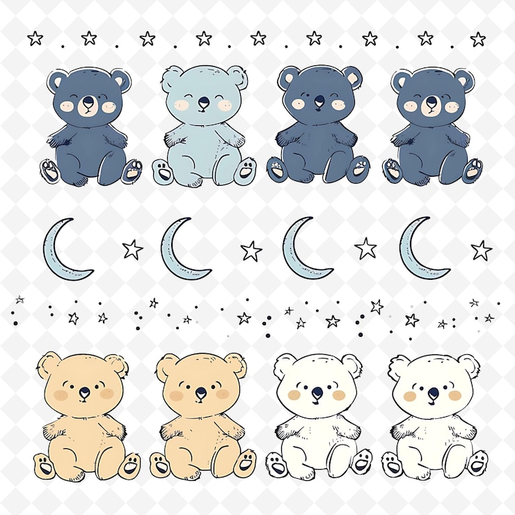 PSD png nature collage frames desenhos de fundo limpo com flores de animais e elementos de arte de linha