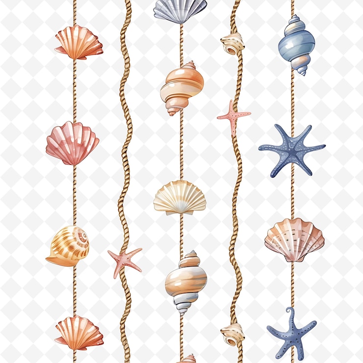 PSD png nature collage frames disegni di sfondo puliti con elementi artistici di fiori e linee animali