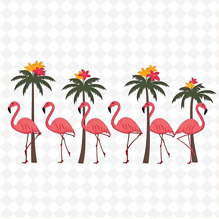 PSD png nature collage frames disegni di sfondo puliti con elementi artistici di fiori e linee animali