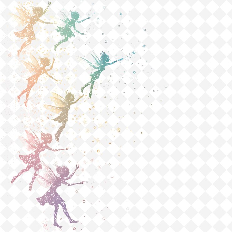 PSD png nature collage frames diseños de fondo limpio con flores de animales y elementos de arte de líneas