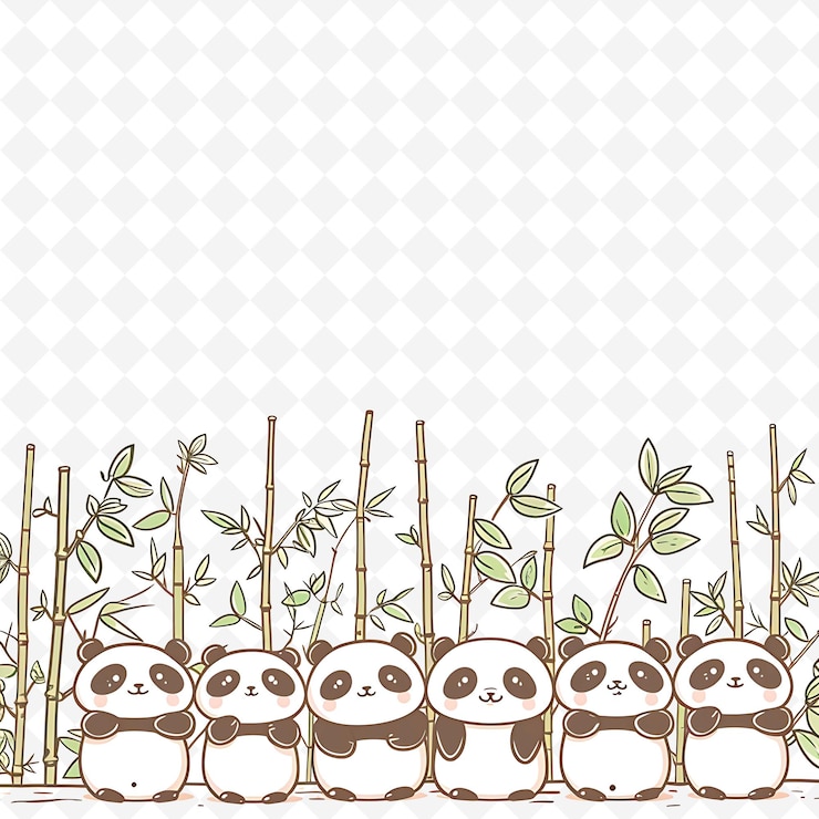 PSD png nature collage frames diseños de fondo limpio con flores de animales y elementos de arte de líneas