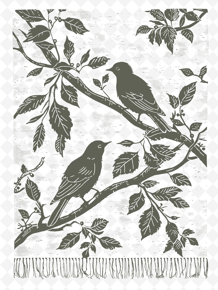 PSD png nature collage frames diseños de fondo limpio con flores de animales y elementos de arte de líneas