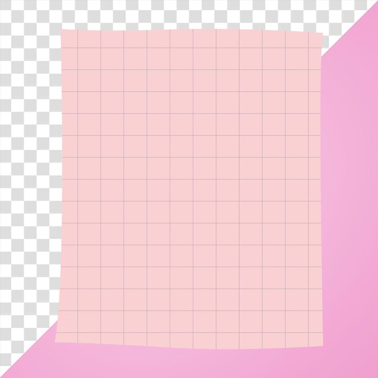 PSD png notas de papel bonito ilustración de fondo transparente