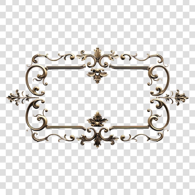 PNG Ornamento gótico acessórios de moldura de ouro decoração decorativa