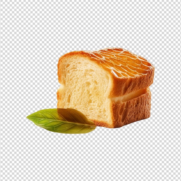 PSD png pão em fundo transparente