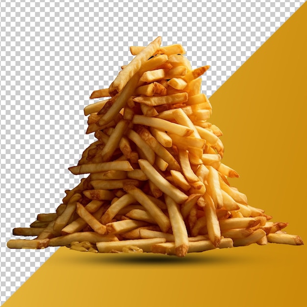 Png papas fritas fondo transparente