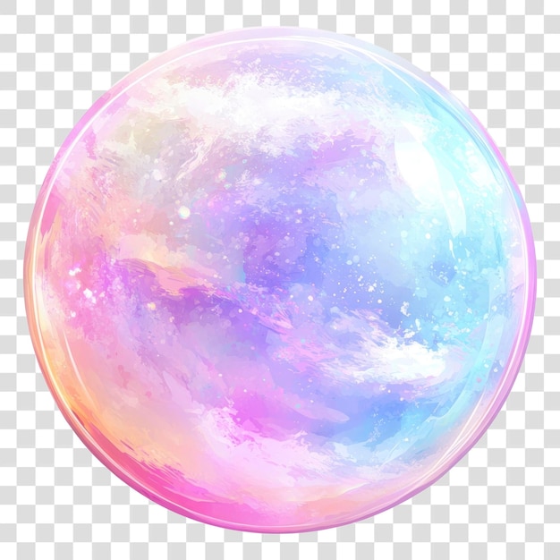 PNG Pastellplaneten-Illustration, ein wunderbares Universum
