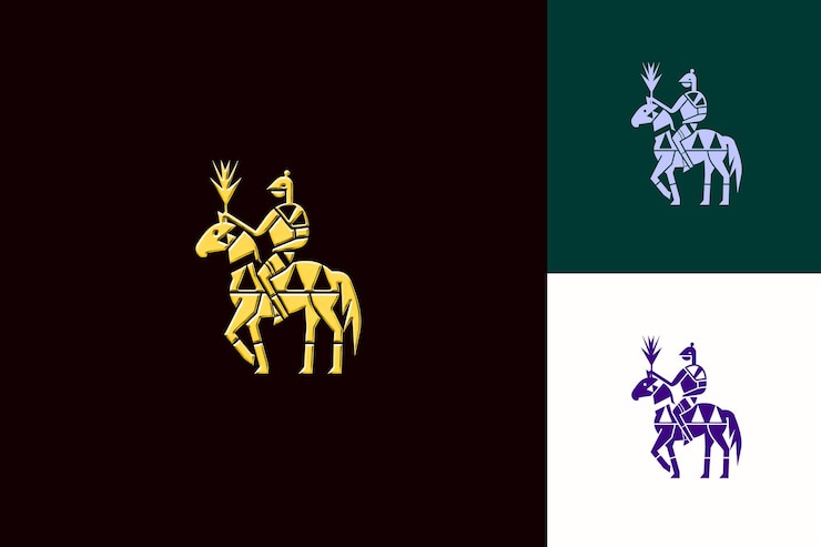 PSD png pato horseback game ball con logotipo rústico que muestra un contorno de arte tradicional diseños creativos
