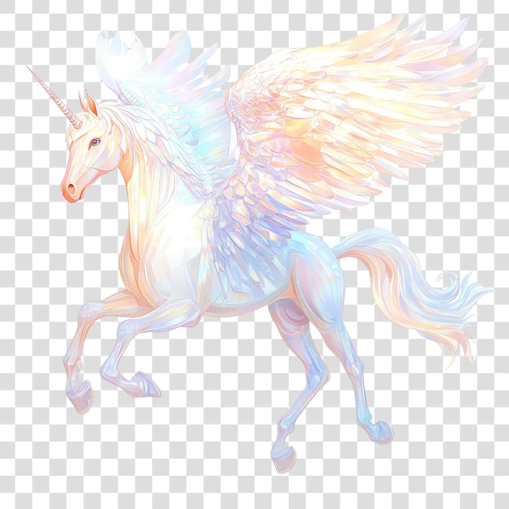 PSD png pegasus art illustration animal