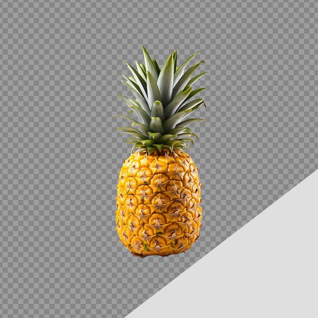 PSD png de piña aislado en un fondo transparente