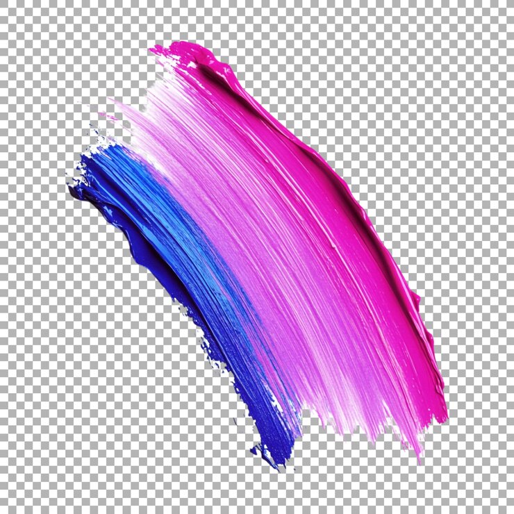 PSD png pincel de lápiz labial en fondo transparente generado por ai