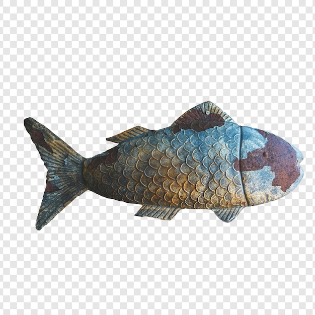 Png De Poisson En Métal Libre Isolé Sur Un Fond Transparent