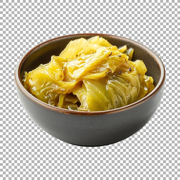 PNG repollo coco sabzi en un cuenco en un fondo transparente Ai Generado