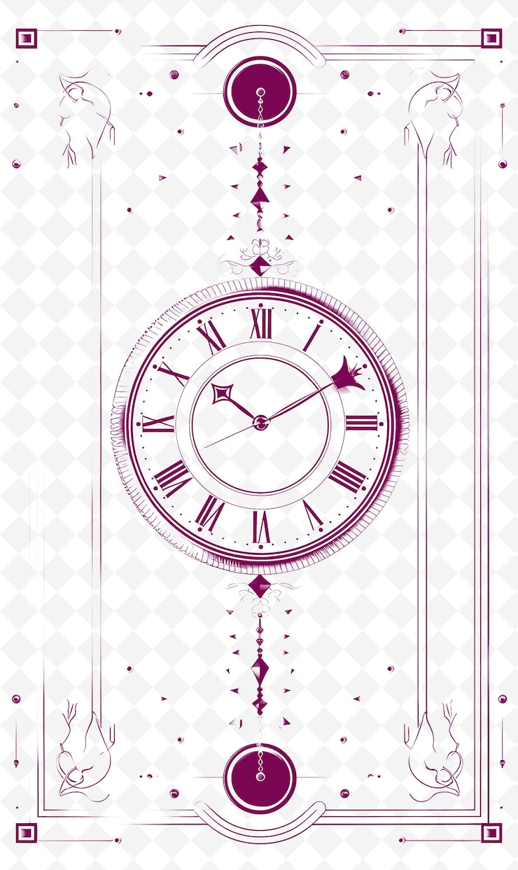 PSD png retirement postcard design con elegante cornice stile design d outline arts scribble decorative