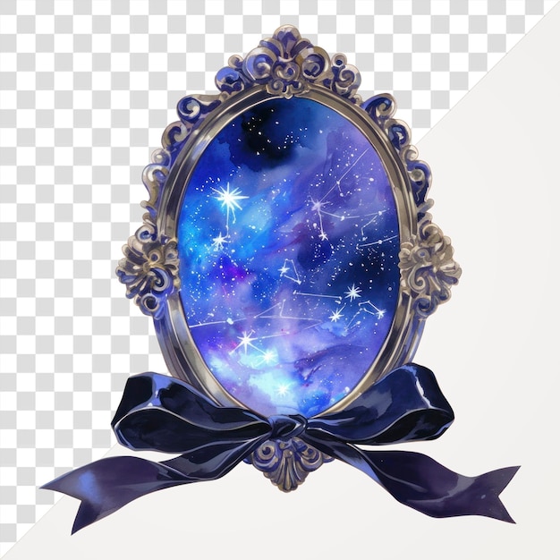 PNG Rettangolo specchio illustrazione nastro galassia
