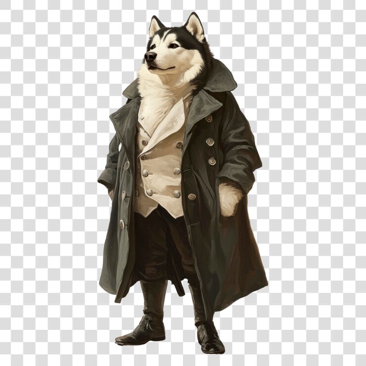 PSD png ropa animal perro antropomórfico