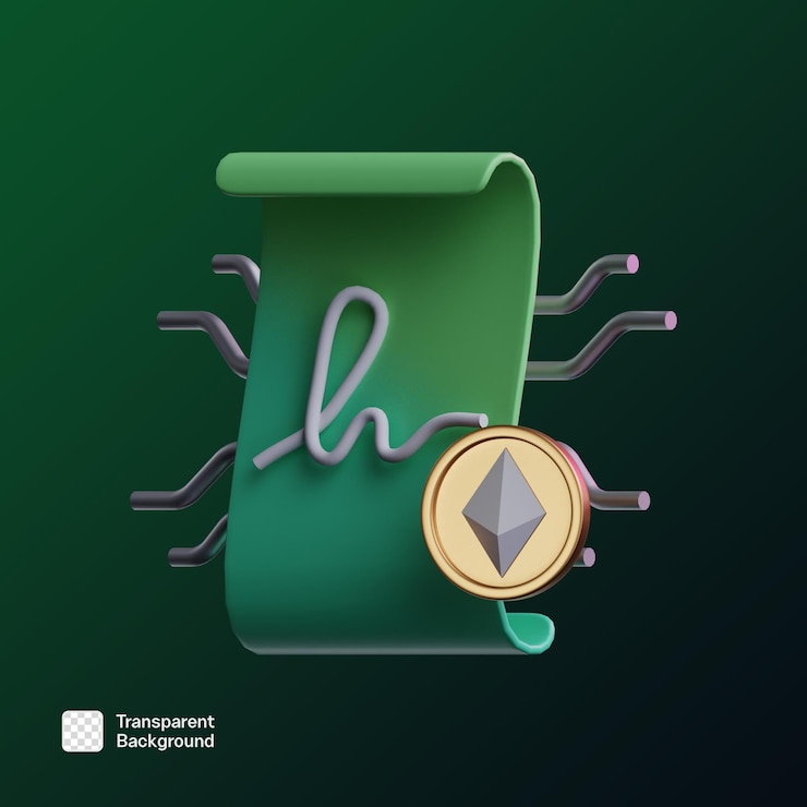 PSD png šablona 3d crypto ikony
