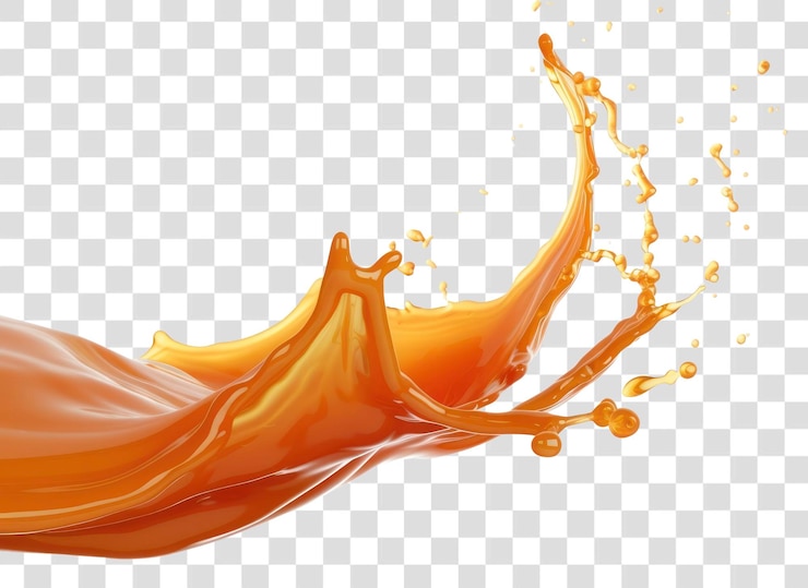 PSD png sauce white background refreshment splattered