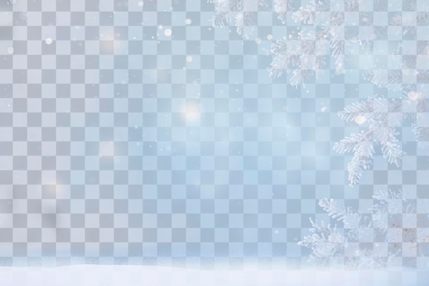 PNG Schnee-Hintergrund Schneeflocken Weihnachten
