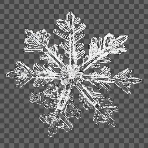 PNG Schneeflecken Schneeflocken Dekoration kompliziert