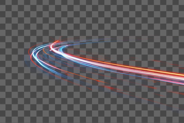 PNG Speed tail light background streaks night
