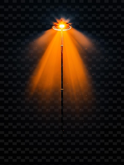 PSD png streetlight light rays com luz pública e laranja branca ur neon transparente colecções y2k