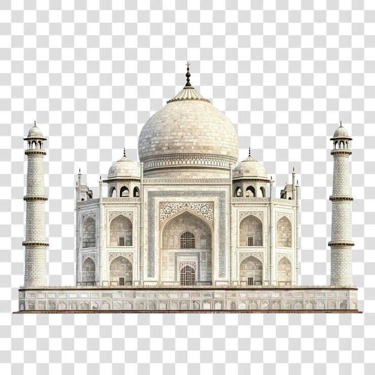 PSD png taj mahal architettura mahal taj